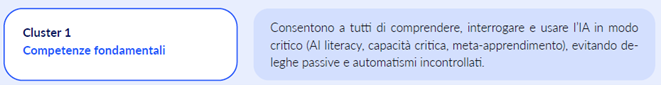Competenzw fondamentali
